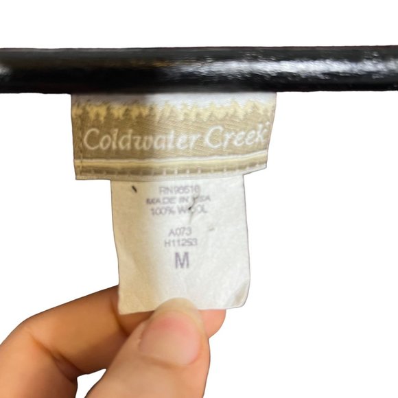 Vintage 90s Black Red Wool Zip Up Deer Nordic Pattern Sleeveless Vest Top Large - Picture 3 of 5